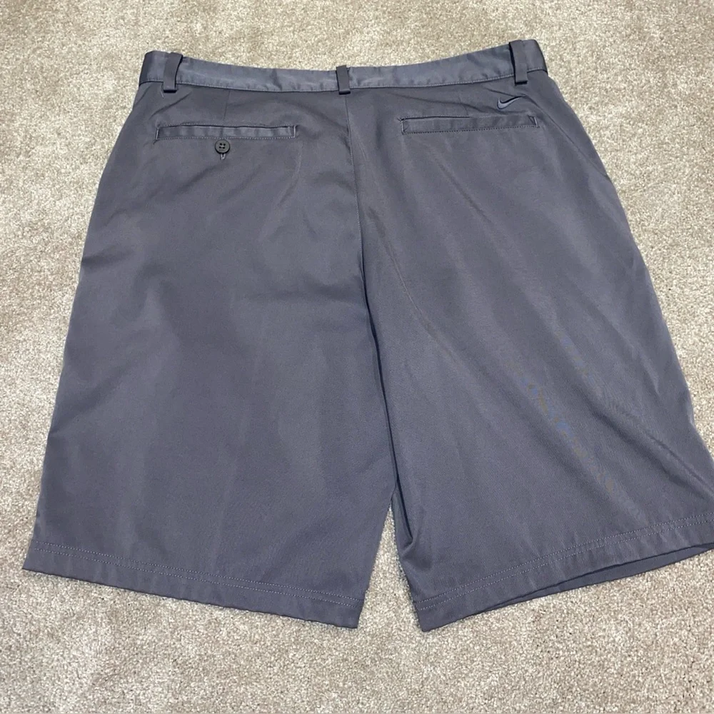 Nike Golf Dri Fit Flat Front‎ Golf Shorts Men’s 34 Grey Casual